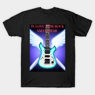 IN LOVE WITH GUITAR AND ROCK T-Shirt